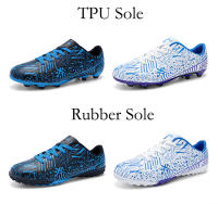 Zapatos de fútbol para hombre, botas de fútbol para exteriores, zapatos de tacos de fútbol para niños, zapatillas de entrenamiento antideslizantes transpirables, entrenadores de Futsal de césped - details 5