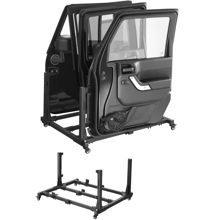 SucceBuy Carro de almacenamiento de puerta Jeep de 4 puertas para Wrangler JK JKU JL y Gladiator - 1