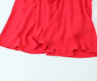TRAFZA-vestido Midi ajustado con pliegues y cremallera para mujer, prenda sin mangas, Espalda descubierta, Tirantes ajustables, color liso, para fiesta de noche - details 5