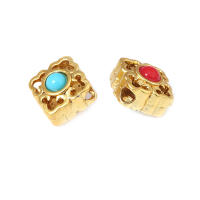 Pulseras de Abalorios Nepaleses Vintage 5PCS Matte Dorado Accesorios de Alta Calidad Rosediy - details 74