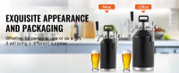 Succebuy Mini Keg Beer Growler de 128Oz 4L Acero Inoxidable 304 Regulador de Presión CO2 - details 4