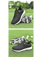 Zapatos de Golf Impermeables Cómodos para Hombres y Mujeres Pisa Firme, Antideslizante, Zapatillas de Moda para Exteriores - details 10
