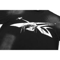 2025 Camisas casuales básicas de moda de verano, camisetas holgadas de algodón puro para hombres y nuevas camisas de manga corta para parejas con estampados de logotipos en la parte delantera - details 3