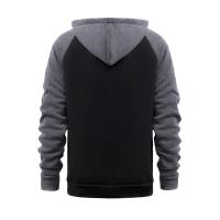 Sudadera deportiva para hombre, top con mangas de color en contraste, moda casual - details 13