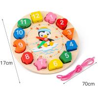 Juego de 5 Juguetes Educativos de Madera para Bebés y Niños, Xilófono de 8 Notas, Reloj, Gusano, Torre Arcoíris y Laberinto de Bol - details 3