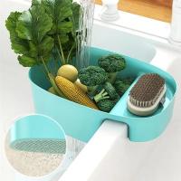 Colador de fregadero de cocina, filtro de fregadero, tapón de fregadero para alimentos y verduras, filtro de drenaje, colador, cesta antibloqueo, utensilios para el hogar - details 2
