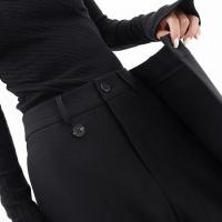Pantalones Largos y Anchos de Moda Minimalista para Mujer Vestido Irregular de Negocios Casual - details 9
