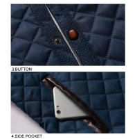 Chaqueta ligera para hombre, parabrisas informal de negocios, chaquetas con cuello elevado con diamantes, ropa de primavera - details 5