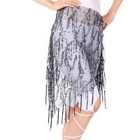 Flecos de lentejuelas para mujer, tres danzas indias, bandas de práctica de danza del vientre, pañuelo triangular en la cadera, nuevo estilo - details 5
