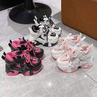 Dropshipping logo altura creciente de las mujeres 2024 nuevos zapatos de diseñador de moda casual transpirable - details 1