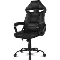 DR50 - Silla Gaming Profesional, Polipiel, reposabrazos Acolchados, pistón Clase 4, Asiento basculante, Altura Regulable, cojín Lumbar, Color Negro - details 0