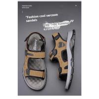 Sandalias de Paseo para Hombres en Verano Zapatos de Agua Antideslizantes con Punta Abierta y Correas Ajustables para Senderismo y Deportes de Playa - details 7