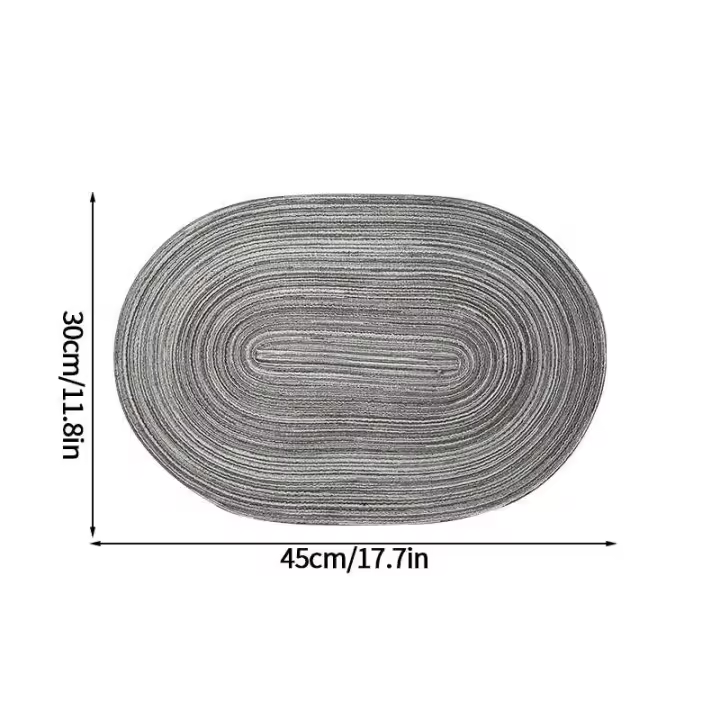 Mantel de Mesa de Cuero de Color Sólido Resistente al Calor, Impermeable, Antideslizante - 1