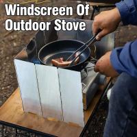 Cubierta para estufa de gas, 10 piezas, camping al aire libre, picnic, quemador de cocina, red, red a prueba de viento de aleación de aluminio - details 4
