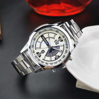 Venta directa Reloj de cuarzo para hombre de acero inoxidable de regalo - details 9