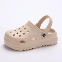 Zapatos tipo zuecos de plataforma gruesa para mujer, sandalias de playa antideslizantes con parte inferior gruesa, sandalias de cuña de moda EVA para verano 2024 - details 8