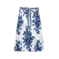 2025 Moda Francesa Falda Holgada de Popelina con Diseño de Paridad Estampado para Combinar con Todo Temperamento Nueva Ropa de Mujer - details 1