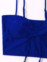 Bikinis con cordón frontal, cintura alta para mujer, bañadores de mujer, bañador para nadar, ropa de playa 2025 - details 39