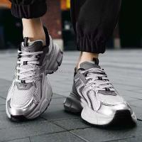 Dropshipping logo transpirable grueso correr para hombres ligeros, zapatos deportivos casuales de estilo caminar - details 2