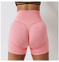 Shorts de Yoga de Cintura Alta Leggings de Fitness sin Costuras para Mujer - details 4