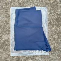 Pantalones deportivos suaves de Color sólido para mujer, mallas altas cansadas para Yoga, gimnasio atlético, entrenamiento integral, trote, bolsillo trasero en la cintura - details 6