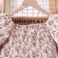 Vestido de Verano de Cuello Cuadrado Estilo Coreano Casual Vestido de Línea A para Mujer - details 3