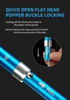 Palos de Senderismo Naturehike Ultraligero Plegable 1Pcs Cane Portátil Aluminio Senderismo Telescópico para Acampar y Caminar - details 2