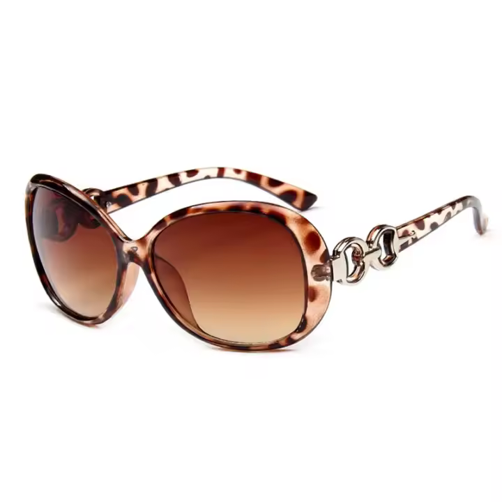 Gafas De Sol ovaladas De gran tamaño para mujer, lentes rectangulares De marca De lujo, a la moda, para ocio al aire libre, UV400 - 1