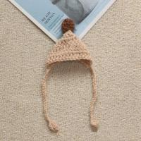 Mini sombreros de punto de Color caramelo de dibujos animados, sombrero de muñeca de Animal de peluche a la moda, ropa informal DIY, accesorios para muñecas - details 1
