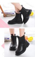 Botas de goma antideslizantes para niños y niñas, botines clásicos con cremallera lateral, Unisex, Otoño e Invierno - details 3