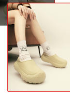 Zapatos de algodón con plataforma para hombre y mujer, zuecos cálidos de invierno para jardín, zapatillas impermeables para interiores y exteriores, informales, Unisex - details 3