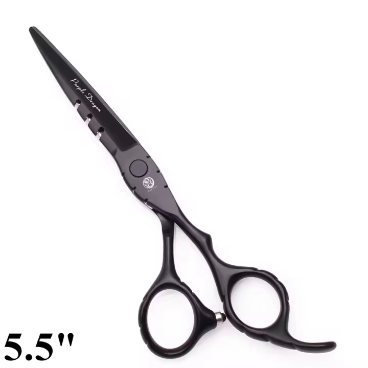 Purple Dragon-tijeras de peluquería profesional de acero inoxidable, 5,5 ", 6", Z1010 - 1