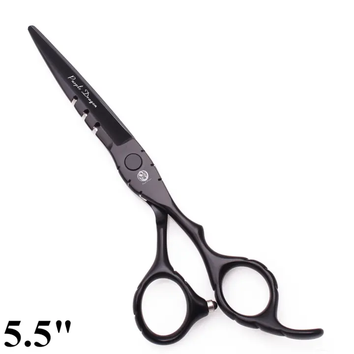 Purple Dragon-tijeras de peluquería profesional de acero inoxidable, 5,5 ", 6", Z1010 - 1