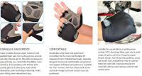 Guantes de ciclismo con almohadilla de Gel, antideslizantes, transpirables, para bicicleta de montaña y de carretera, 1 par - details 1