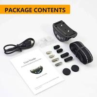 Collar antiladridos para perros, antiladridos, adiestramiento de perros, descarga eléctrica, enchufe Taser, vibrador recargable, vibración, - details 13