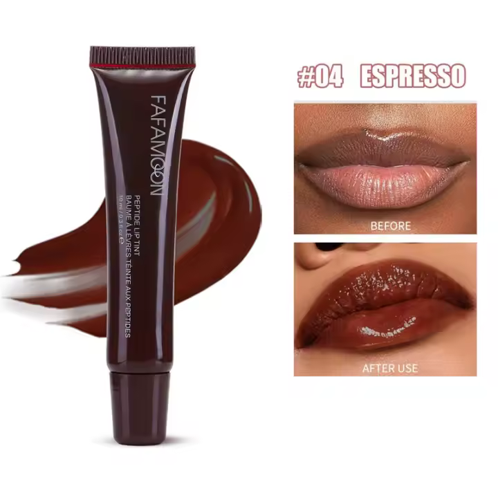 Balm de Labios Brillante 5 Colores Hidratante, Ligerizante, Adecuado para Uso Diario - 1