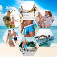 Traje de baño para hombre para deportes acuáticos y playa |   Tejido de secado rápido anti-cloro |   Voleibol Ideal y Vacaciones - details 8