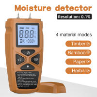 Medidor de humedad Digital de mano, Detector de humedad de madera, higrómetro LCD, medición de humedad para madera, papel de bambú, Herbal - details 1