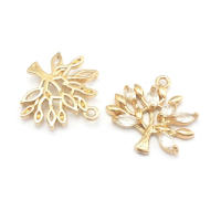 Colgantes de Árbol de Brasso Dorado de 18K Joyería Hazte de Diamantes Falsos y Circonio - details 13