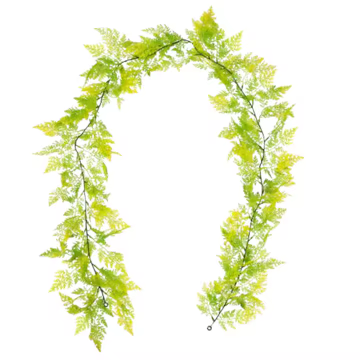 Guirnalda Floral de primavera de follaje Artificial, vid de hoja de primavera Artificial Flexible de plástico, enredaderas de flores artificiales hechas a mano DIY - 1