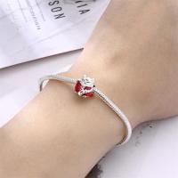 Abalorios de Danza de León y Gato de Sello de Plata Esterlina S925 100% Auténticos para Pulsera DIY de 3mm Joyería de Moda para Mujeres Regalo con Piedra de Zirconia - details 9
