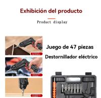 mini taladro eléctrico kit destornilladores herramientas eléctricas - details 0
