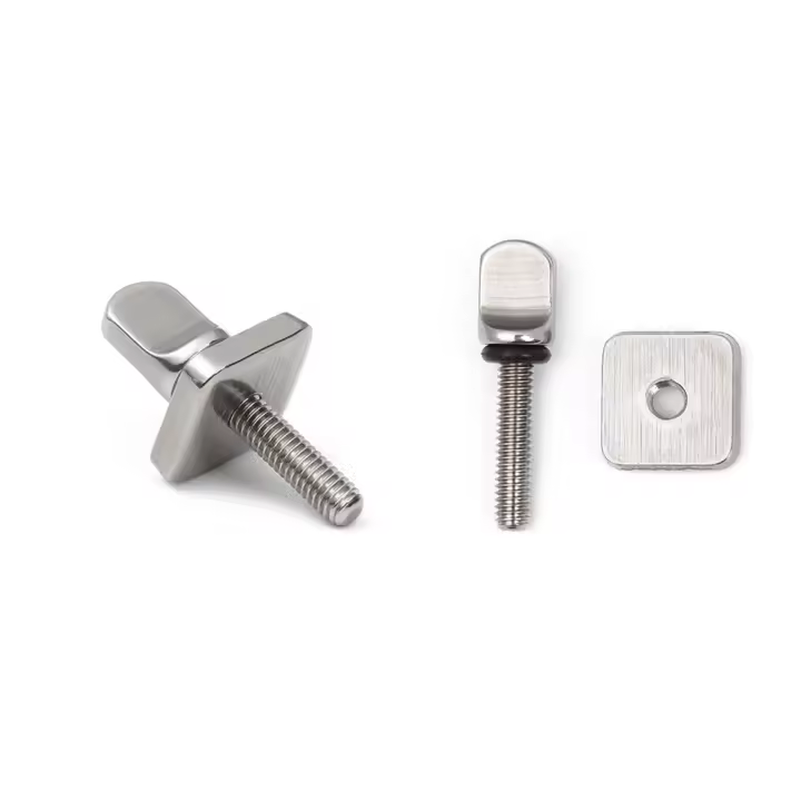 Placa de repuesto de acero inoxidable para tabla de surf, piezas de alta calidad, aletas multiherramienta, tornillo, accesorios para barcos, 1/2 piezas - 1