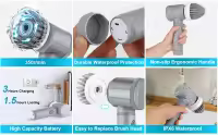 Cepillo de Limpieza Eléctrico Cepillo de Reemplazo de 6 Ideal para Bañera, Piso, Pared, Azulejo, Inodoro Equipo de Lavandería y Limpieza - details 5