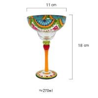 Cola hecha a mano colorida roja alta copas de champán copa de vino accesorios de Bar Barwar - details 15