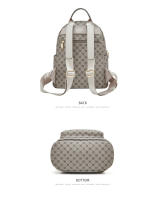 FOXER Mochila de viaje retro para mujer con firma de moda - details 25
