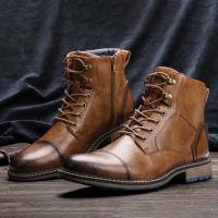 Botines para hombre Botas de cuero para hombre Bota de marca para hombre - details 14