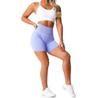 Pantalones Cortos de Fitness para Mujer NVGTN Scrunch Sin Costuras de Spandex Elásticos Transpirables con Efecto Levantador de Cintura para Deportes de Ocio y Correr - details 34