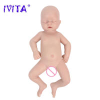 Muñeca de Bebé Renacida de Silicona IVITA Muñeca Suave Realista con Chupete para Niños - details 7