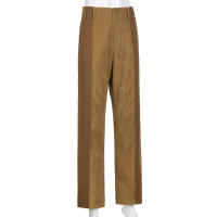 Pantalones de corte casual con plumas rectas de color liso para mujer, e, otoño e invierno, nuevo - details 15